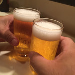 和風もつ料理 あらた - ビールで乾杯！
