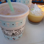 アミティ・ランディング・レストラン - キャプテン・キッズセットのオレンジジュースとデザート