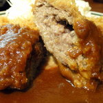 肉汁したたるジューシーなメンチ