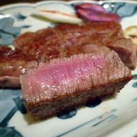 鉄板焼ステーキ 喜扇亭 東京ミッドタウン店 - 私のフィレ肉の焼き加減はミディアムで☆