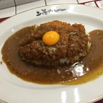 上等カレー - 「七分カレー」530円+「とんかつ」200円