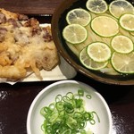 左上は金時豆の天ぷら