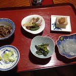 Soba No Sato Miyako Tonoya - 山菜料理など４品