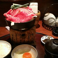 はな柳 - 黒毛和牛すき焼き定食