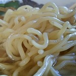 そば秋 - 麺アップ