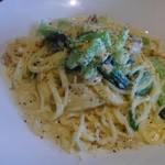バール マッティーナ - 帆立と青梗菜のクリームパスタ