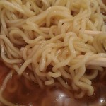 あさくさ食堂 - 細目縮れ麺