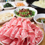 Beef samgyeopsal, chadolbagi