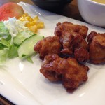 みぃ珈琲 - H.28.9.2.昼 唐揚定食 750円税込