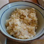 野菜畑 - ひよこ豆と玄米ご飯