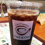 CAFE de CRIE - アイスコーヒーＬ340円