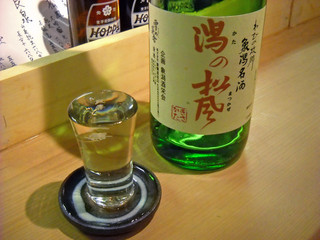 kitamaekaisentonyasambansenhajirushi - 日本酒　潟の松風・純米