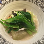 はらまさ - 茄子とすっぽんの煮物