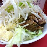 ラーメン二郎 - 小ラーメン　ヤサイ・ニンニク・アブラ　\700