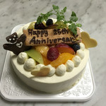 アトリエ ルールグルマンド - フルーツ生クリーム １５cm