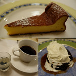 ビストロ　プティラパン - ブルーチーズのベークドチーズケーキ
            ホット珈琲
            ブルーベリーのゼリーはサービス
            タルト・タタン