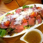 居酒屋 兀突骨 - ローストビーフ サラダ