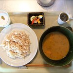 山食堂 - 豆と野菜のカレー♡