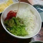 すいしん - 野菜サラダ ゴマドレッシング
