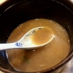 麺や高倉二条 - スープ割