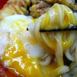 極楽うどん TKU - 温玉と混ぜて食べたらめちゃ旨！！