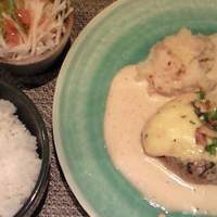旬菜ステーキ処 らいむらいと - らいむらいと風チーズハンバーグ(200g) 1280円
