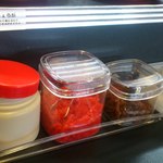 博多長浜らーめん 六角堂 - 豚骨に定番の３点セット