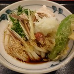 とよ香 - 香味野菜の梅肉おろしぶっかけ
