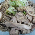 そば処ひふみ - 油そば750円大盛100円増／平成28年9月