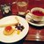カフェ・ホートン - 料理写真:レアチーズケーキ セット