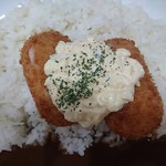 ライオンカレー - カニクリームコロッケカレー-クリームコロッケ