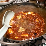 中国名菜処 悟空 - この麻婆豆腐がすごくうまい。お代わり必須。