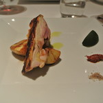 リストランテ カノフィーロ - はかた地鶏モモ肉のグリーリア　新ジャガとヘベス
