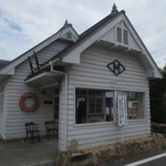 まち喫茶店 - 映画のロケで使われたバス乗り場