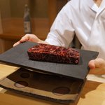 東麻布 天本 - ミンクくじらの尾の身