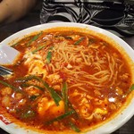 辛麺屋 桝元 前橋県庁南店 - レギュラー25辛(スーパー激辛)中華麺