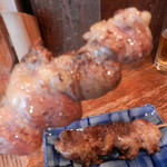 立ち魚 - 鳥串焼き（こころ）