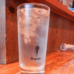 立ち魚 - 麦焼酎（銀座のすずめ）