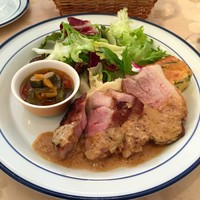 ダン ル シエル - 茶美豚肩ロース肉のソテー