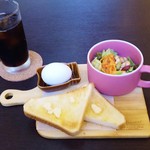 シンカフェ - モーニングセット（500円）