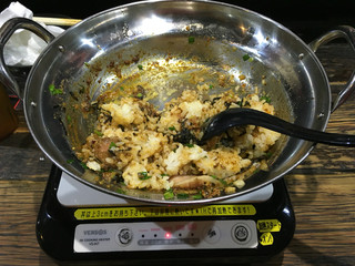 Kinntaramenntukemennabisuke - 台湾ミンチを残して飯を食べたら追い飯を投入
                        「追い焼き飯」に
                        ただし、台湾まぜそば以上に焦げ付きやすくなります