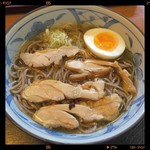 そば源 - 冷たい肉そば( ´ ▽ ` )ﾉ
クソ暑い新潟です。
山形名物の冷たいそばが近隣で食べられる幸せ（笑）