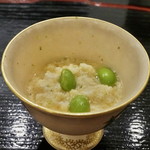 鮨 泰蔵 - 鱧の子と空豆