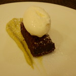リストランテ シーヴァ - ガトーショコラ　牛乳アイス