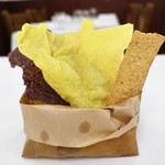 リストランテ センソ - 塩味のお米の3種類のチャルダ