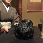 松川 - （2016/7）炭火で丸ごと焼いた賀茂茄子