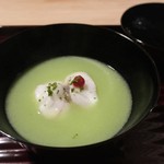 松川 - （2016/7）赤魚の新銀杏すり流し椀