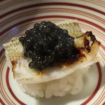 松川 - （2016/7）キスの飯蒸し ベルーガキャビアのせ