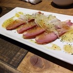 肉バル 栗坊 - カモ肉のカルパッチョ