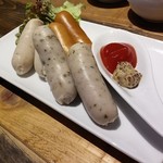 肉バル 栗坊 - 自家製ソーセージ